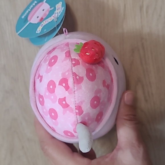 Squishmallow Food Marlene the Strawberry Cereal Scented 5 Inch Soft Plush Pink - Picture 8 of 8